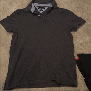 Tommy Hilfiger Men's Gray Polo Shirt